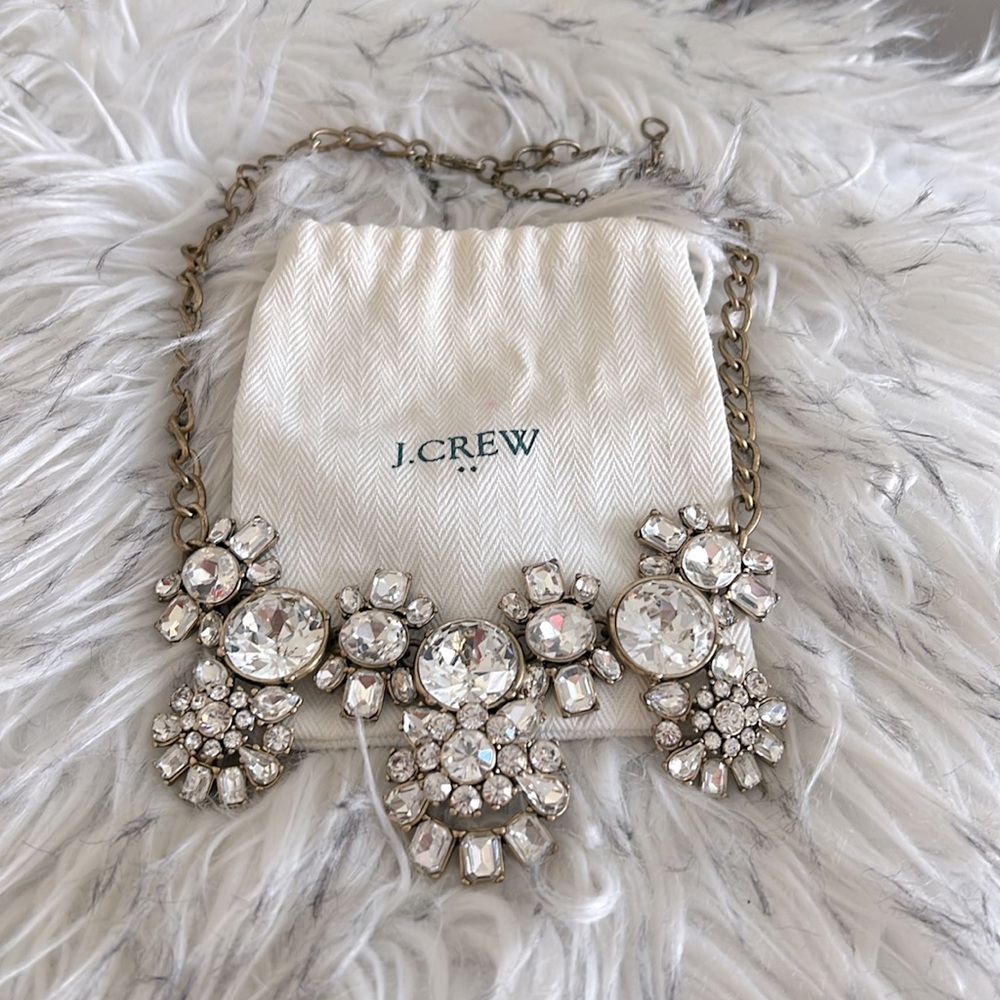 J.Crew Gold and White Necklace